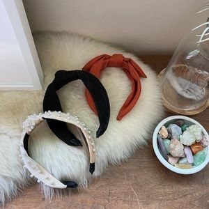 LIKE NEW BUNDLE OF 3 TRENDY HEADBANDS!